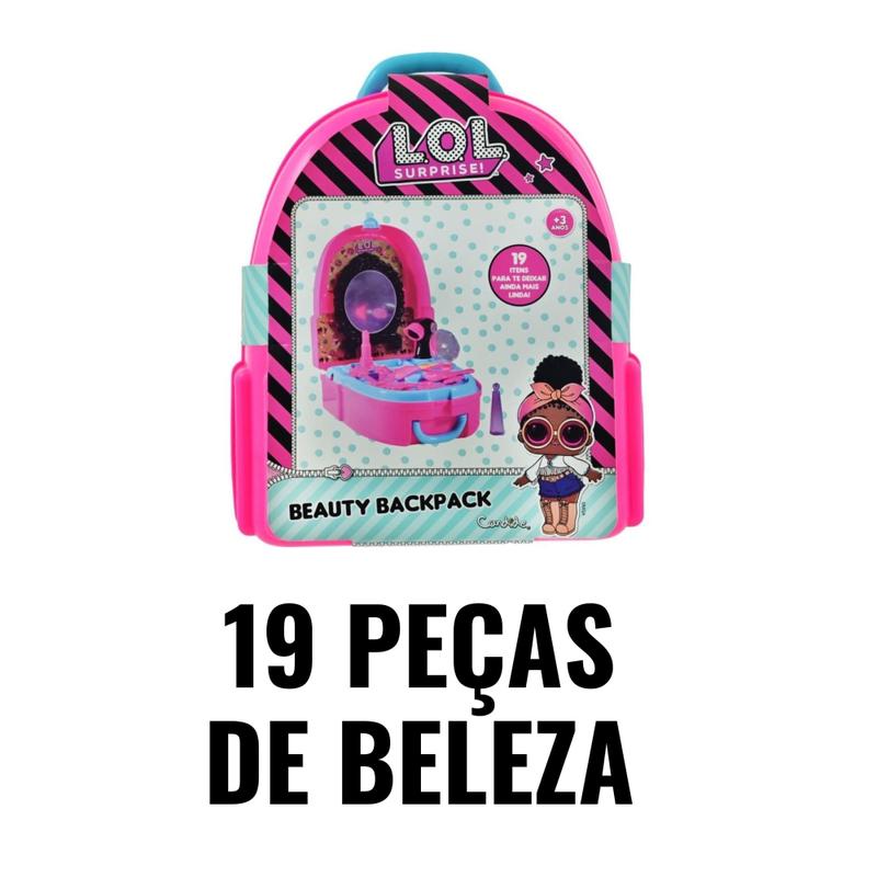 Maleta LOL Surprise Beauty - Maleta de Beleza da LOL com 19 peças